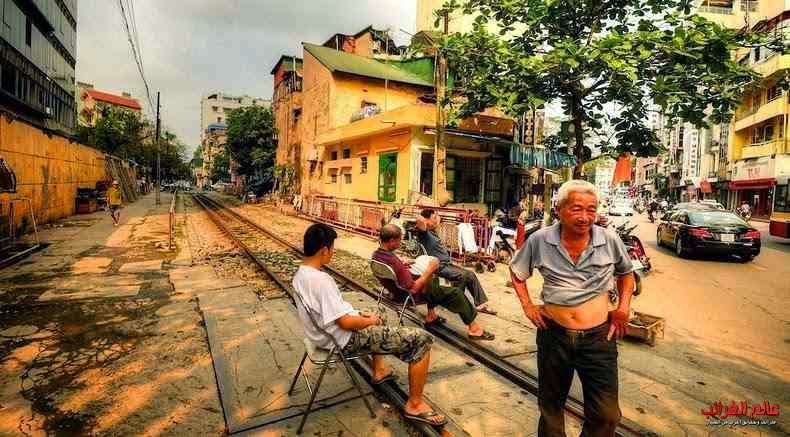 قطار، الأزقة الضيقة، فيتنام