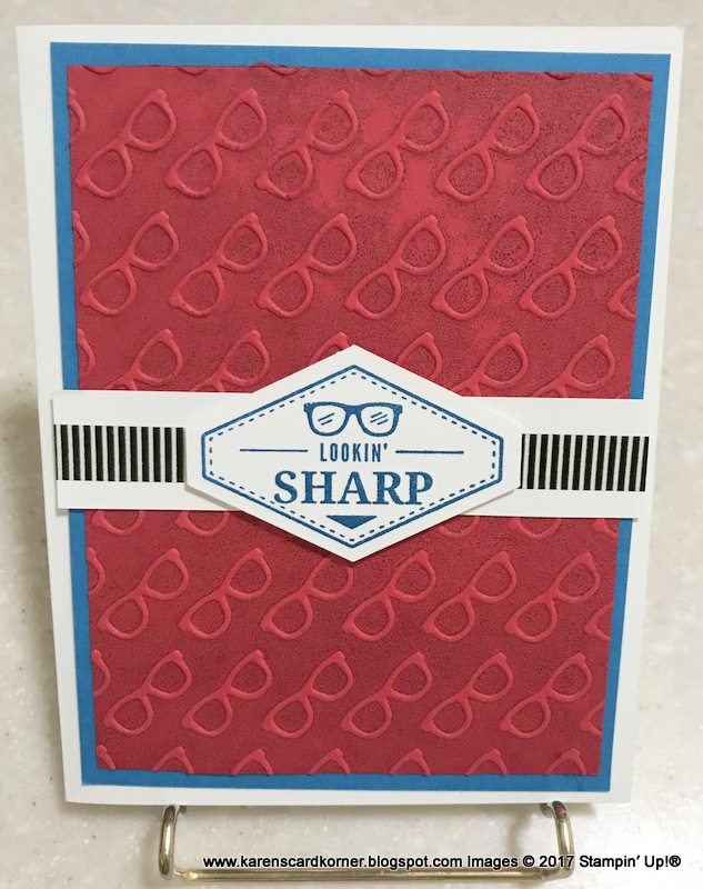 karenscardkorner Stampin' Up! Tailored Tag Punch and Truly Tailored