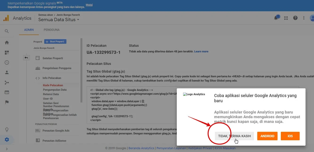 Cara Mendaftarkan Blog ke Google Analytics