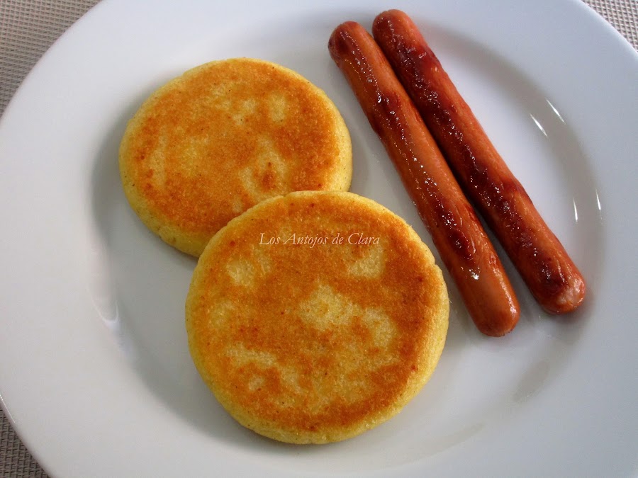 Arepas con queso de Burgos