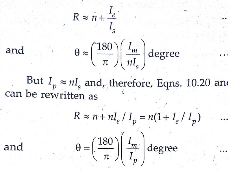 Errors , Characteristics & Methods to reduce errors in Current Transformers