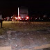 Ônibus sobe em rotatória na cidade de Ibotirama/BA