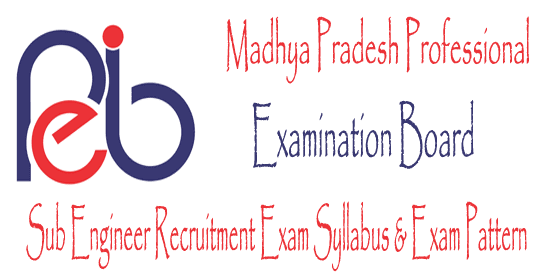 MP Sub Engineer Syllabus 2017
