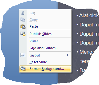 Membuat Latar Belakang/Backgroun pada Powerpoint Membuat Latar Belakang/Backgroun pada Powerpoint