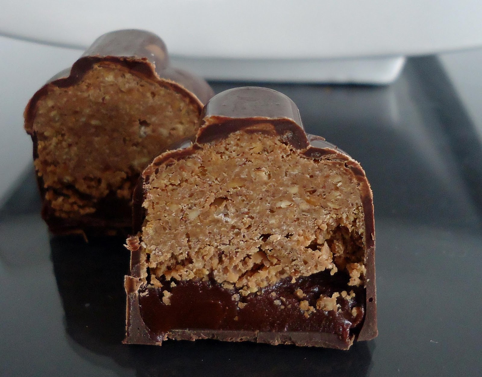 MiniCuisine: Bonbons chocolat au praliné et ganache chocolat noir