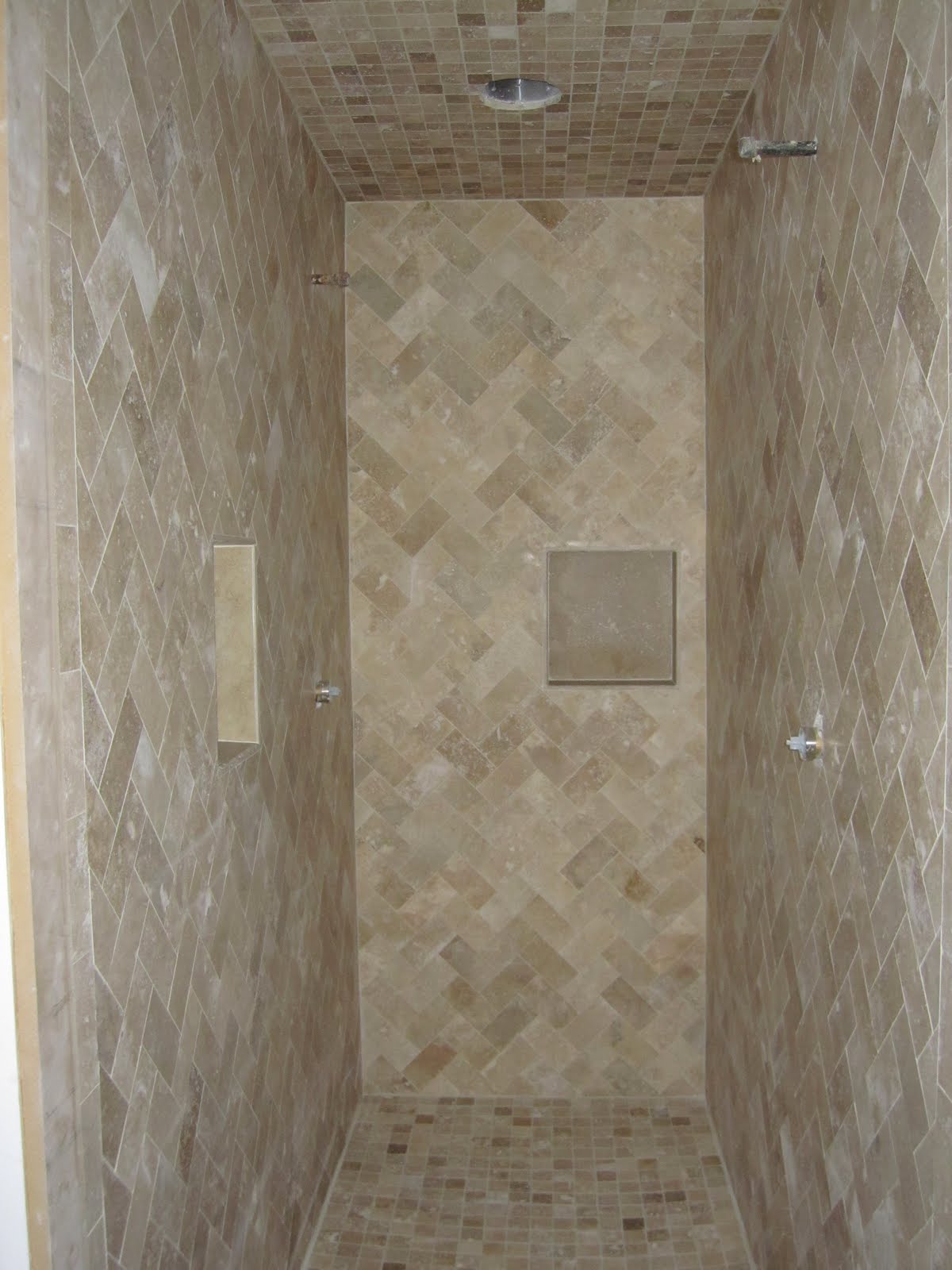 Brookhaven Renovation Master Bathroom tile complete!