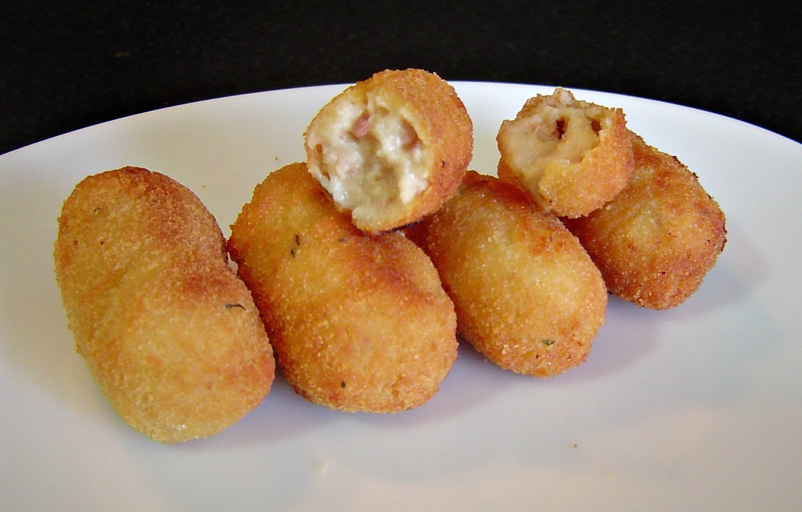 me como al mundo Croquetas de jamón y queso