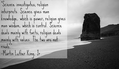 MLK Jr science, science religion quotes