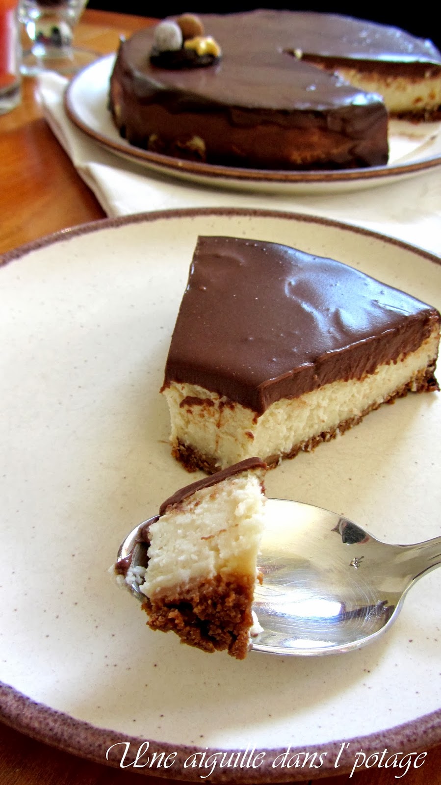 cheesecake chocolat-coco (végan)