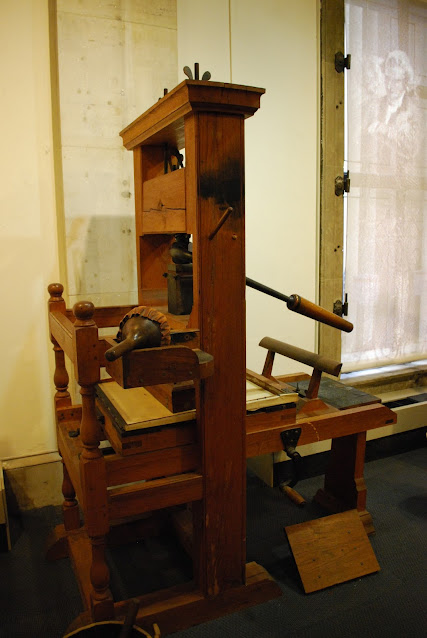 John Peter Zenger Printing Machine in Federal Hall