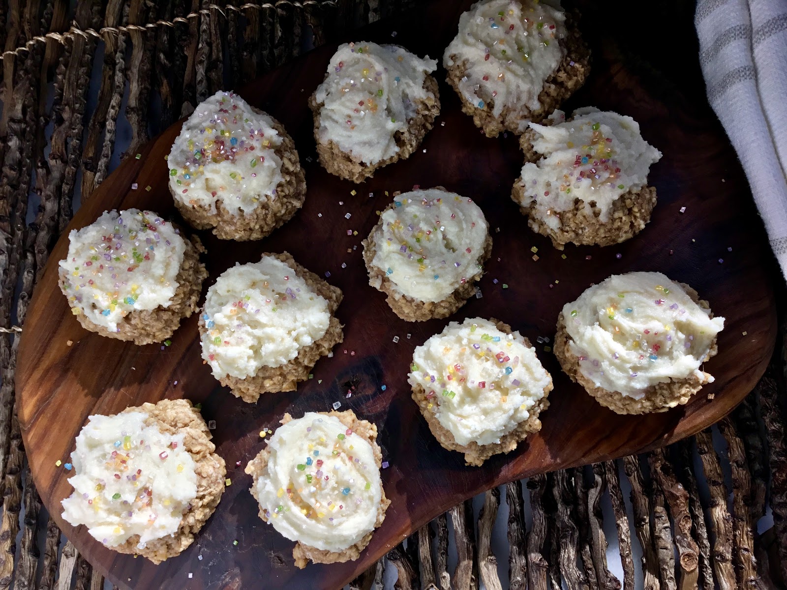 Food Fitness by Paige Frosted Oatmeal Cookies