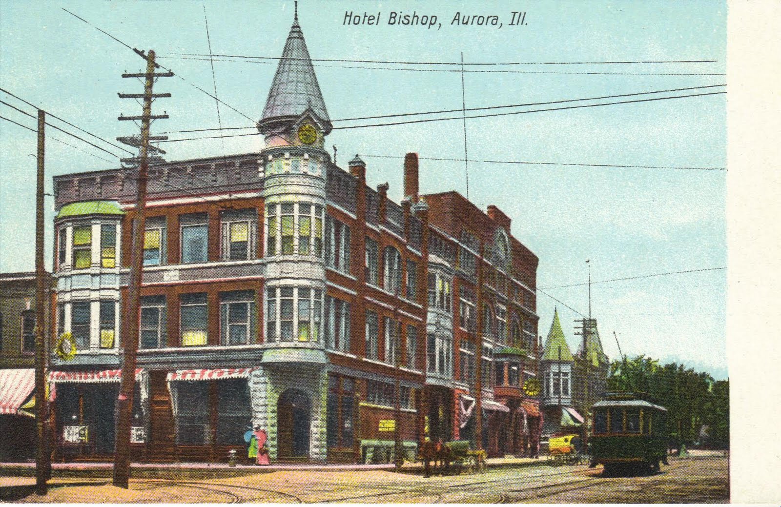 POSTCARDS FROM THE PAST AURORA, ILLINOIS Hotel
