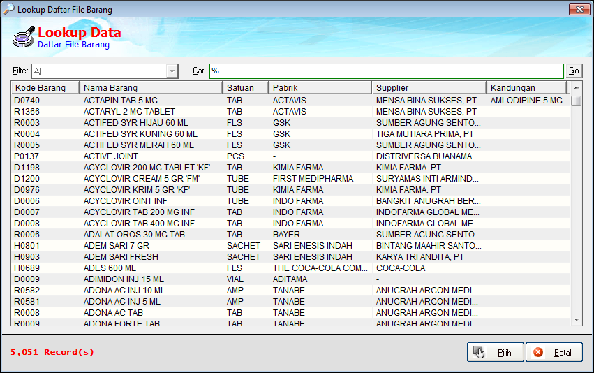 Membuat Lookup Data Program Aplikasi VB6 Membuat Lookup Data Program Aplikasi VB6