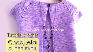 Chaqueta Súper Fácil / Aprende Crochet