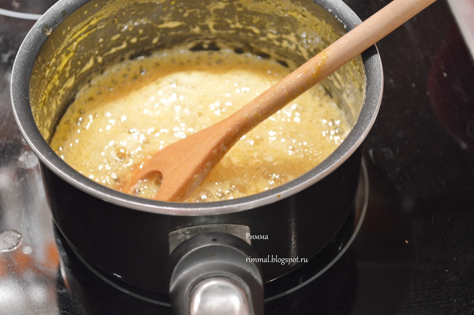 тесто карамель