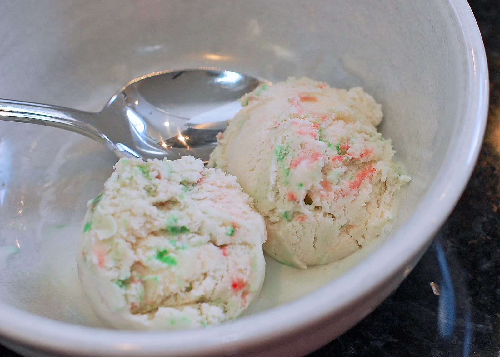 In Michelle's Kitchen Candy Cane Ice Cream