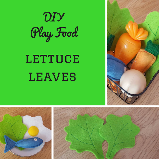 DIY Play Food: Lettuce Leaves DIY Play Food: Lettuce Leaves