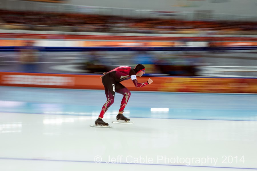 Jeff Cable's Blog Speed Skating Photographing the 10,000 meter race