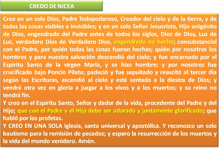 Credo Niceno (325 d.C.)