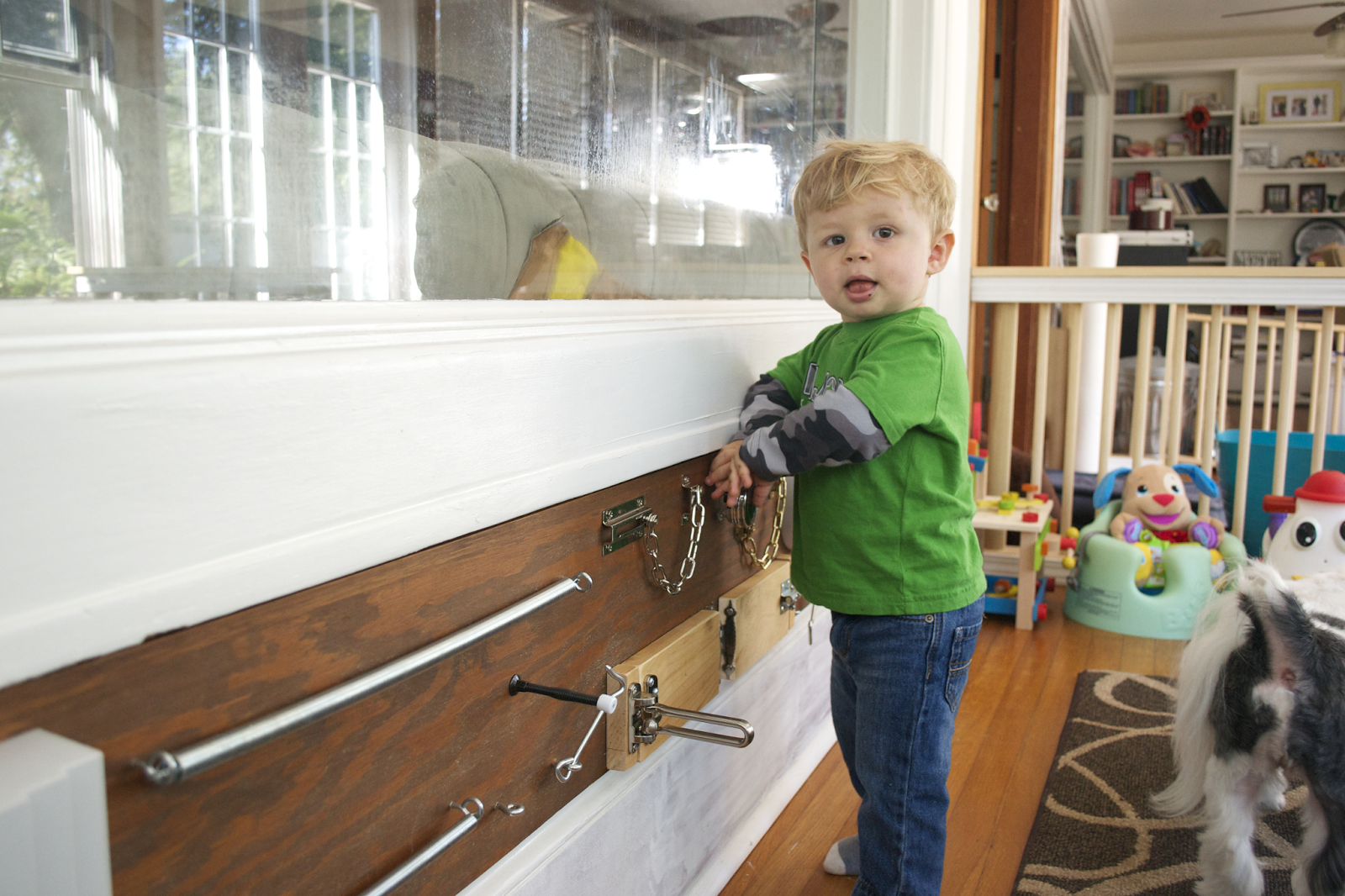 CK and Nate header: DIY Activity Board