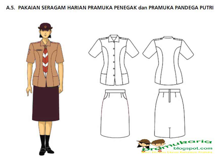 muhammad irvan blogs Model Pakaian Pramuka  Penegak 