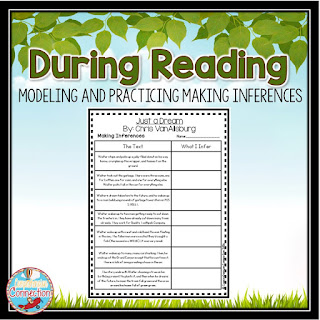 Celebrate Earth Day with this Spring mentor text lesson for making inferences. Just a Dream by Chris VanAllsburg is featured in this lesson.