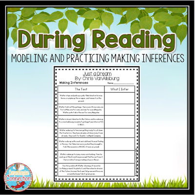 Celebrate Earth Day with this Spring mentor text lesson for making inferences. Just a Dream by Chris VanAllsburg is featured in this lesson.