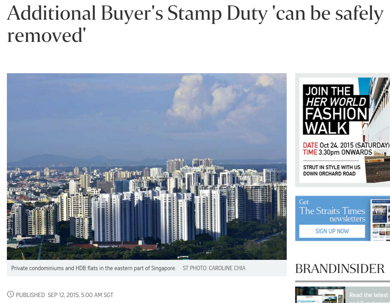 Property Smart Investors  Remembering Lee Kuan Yew Additional buyer's