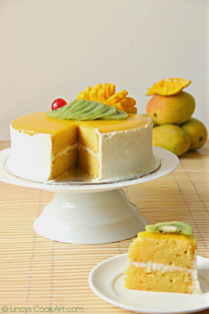 Mango Cake Lincy's Cook Art