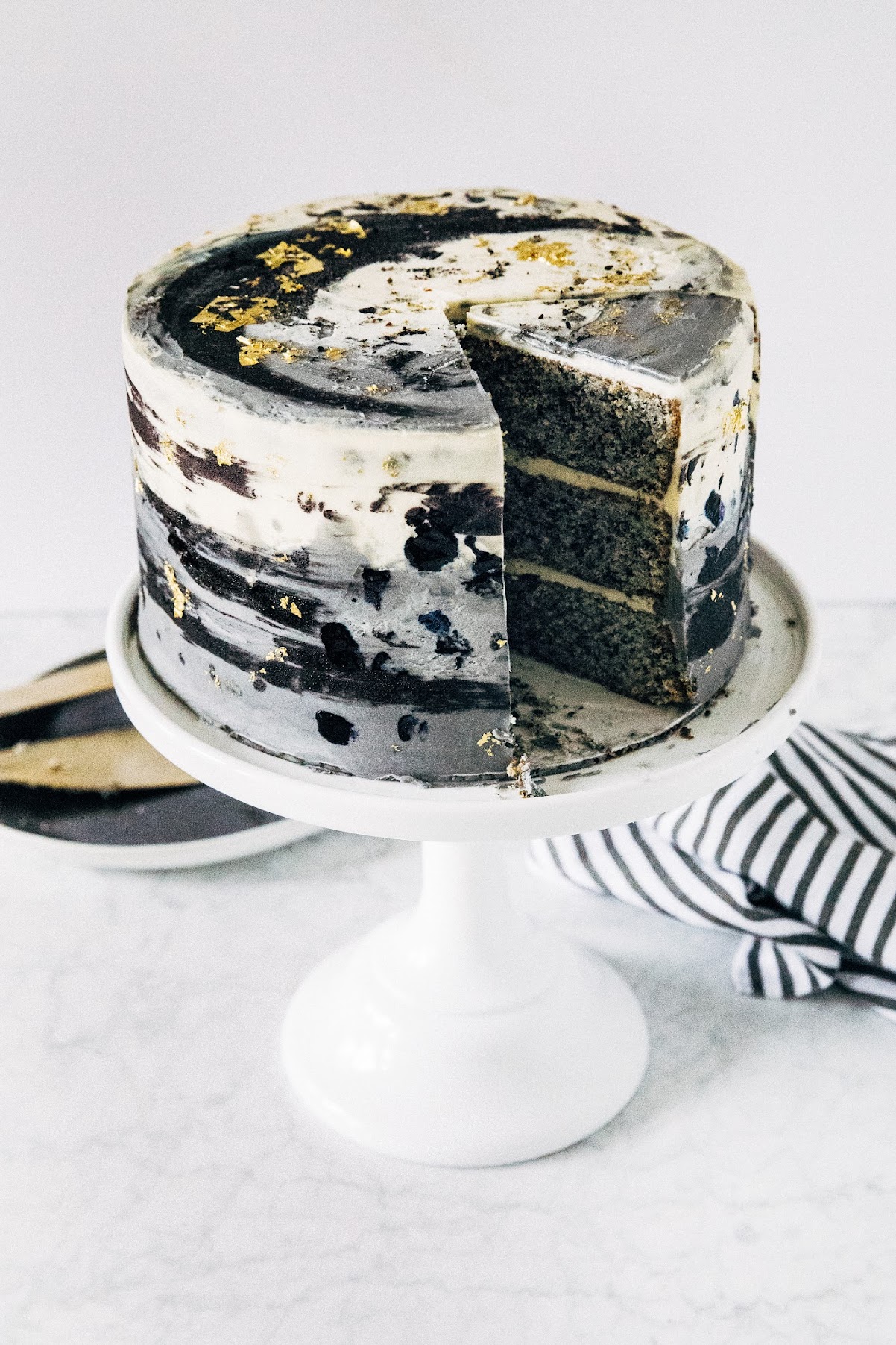 Bomb Cyclone Black Sesame Cake Hummingbird High A Desserts