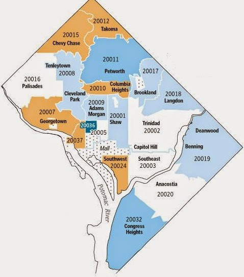Washington DC Zip Code Map [Updated 2022], 40% OFF