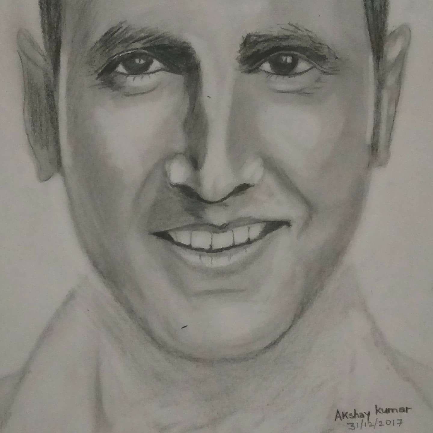 How to draw Akshay Kumar Step by Step  full sketch outline tutorial for  beginners  YouTube