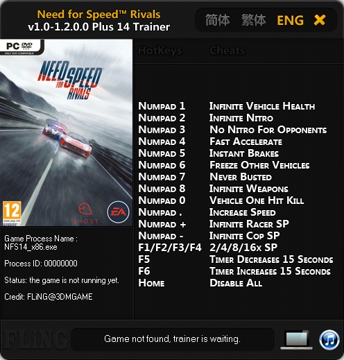 Need for Speed Rivals Savegame-Download