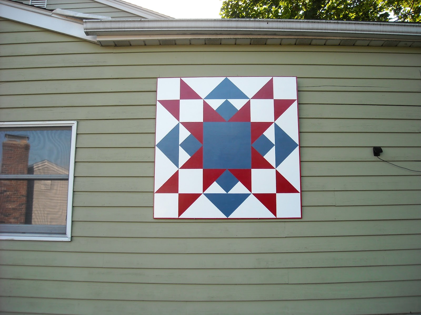 Barn Quilts by Dave: My first 4X4 barn quilt!!