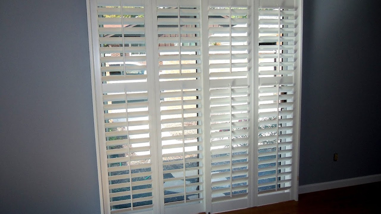 French Door Plantation Shutters French Choices