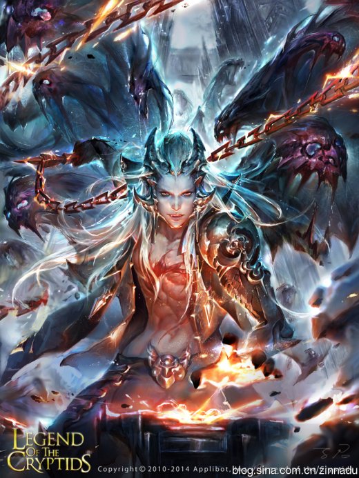 As belas e incríveis ilustrações de fantasia para games de Zinna Du Zinna Du deviantart ilustrações fantasia games arte