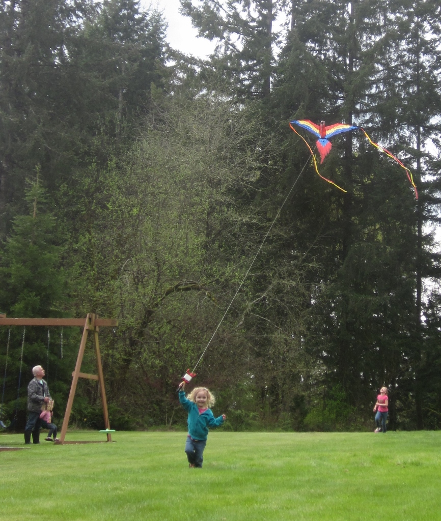Grandma Grandma Kite flying lessons