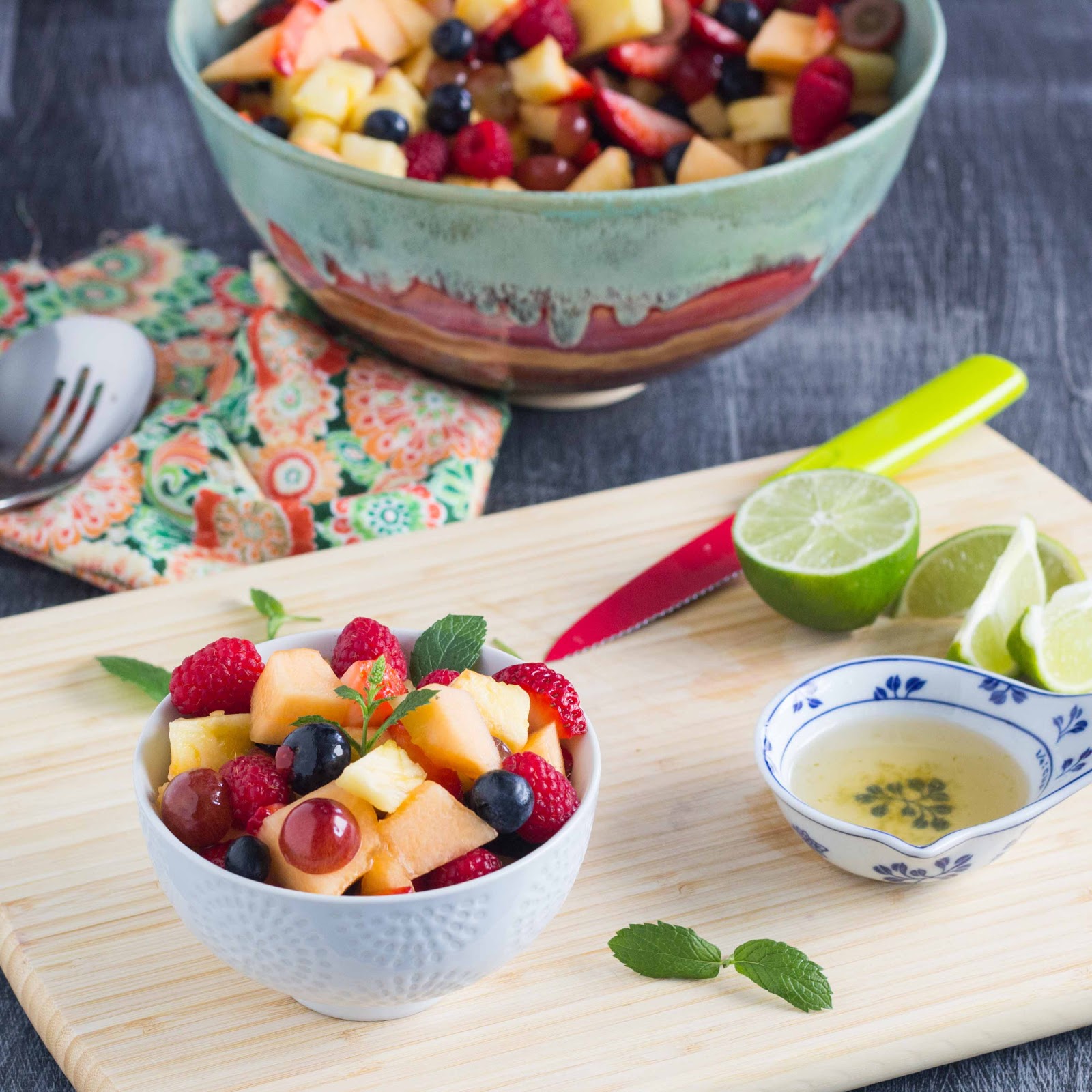 Kid Cultivation: Fruit Salad with Vanilla-Lime Dressing