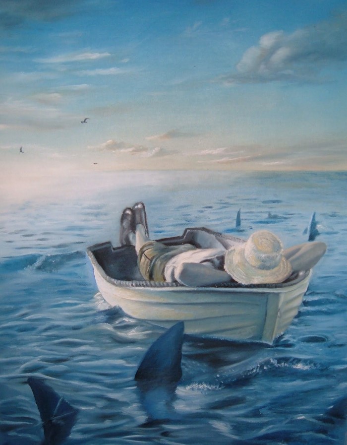 Алжирский художник. Hamza Nezzar Hamza Nezzar