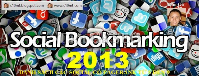 Social Bookmarking Dofollow Sites High Pagerank 3 to 9