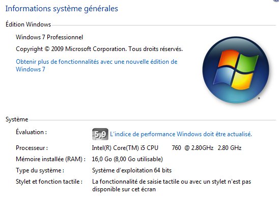 32 Go De Ram 16 Utilisable Windows 10 Ram utilisable windows 7 64 bits - Astucesinformatique
