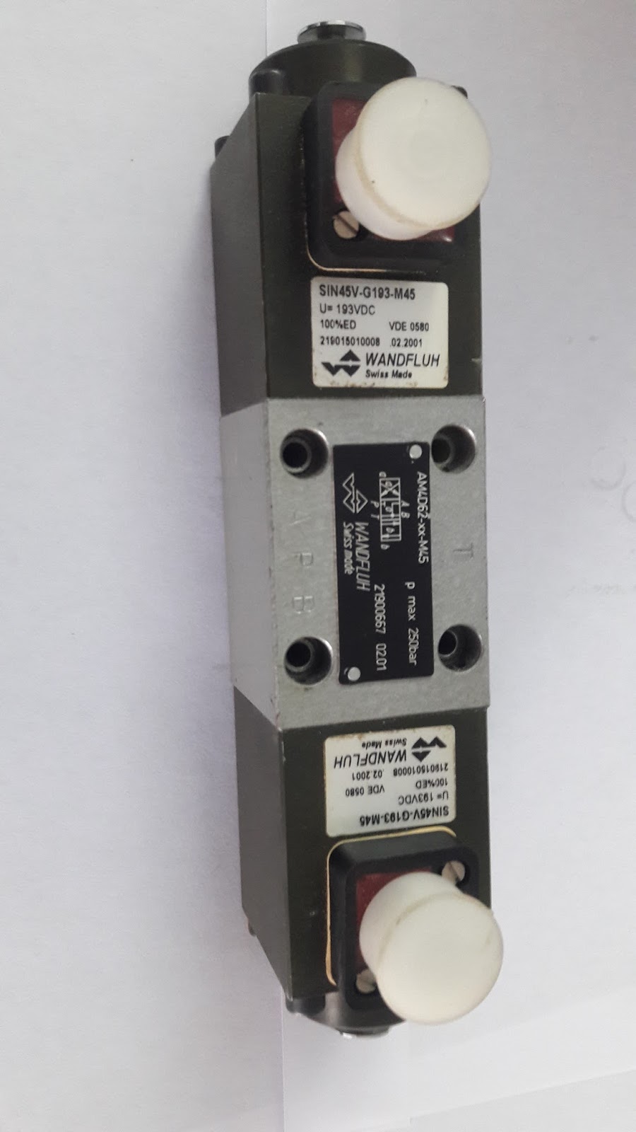 Wandfluh Hydraulic Valves AM4D62xxM45 Solenoid Valves Suppliers in Ahmedabad Mumbai Delhi