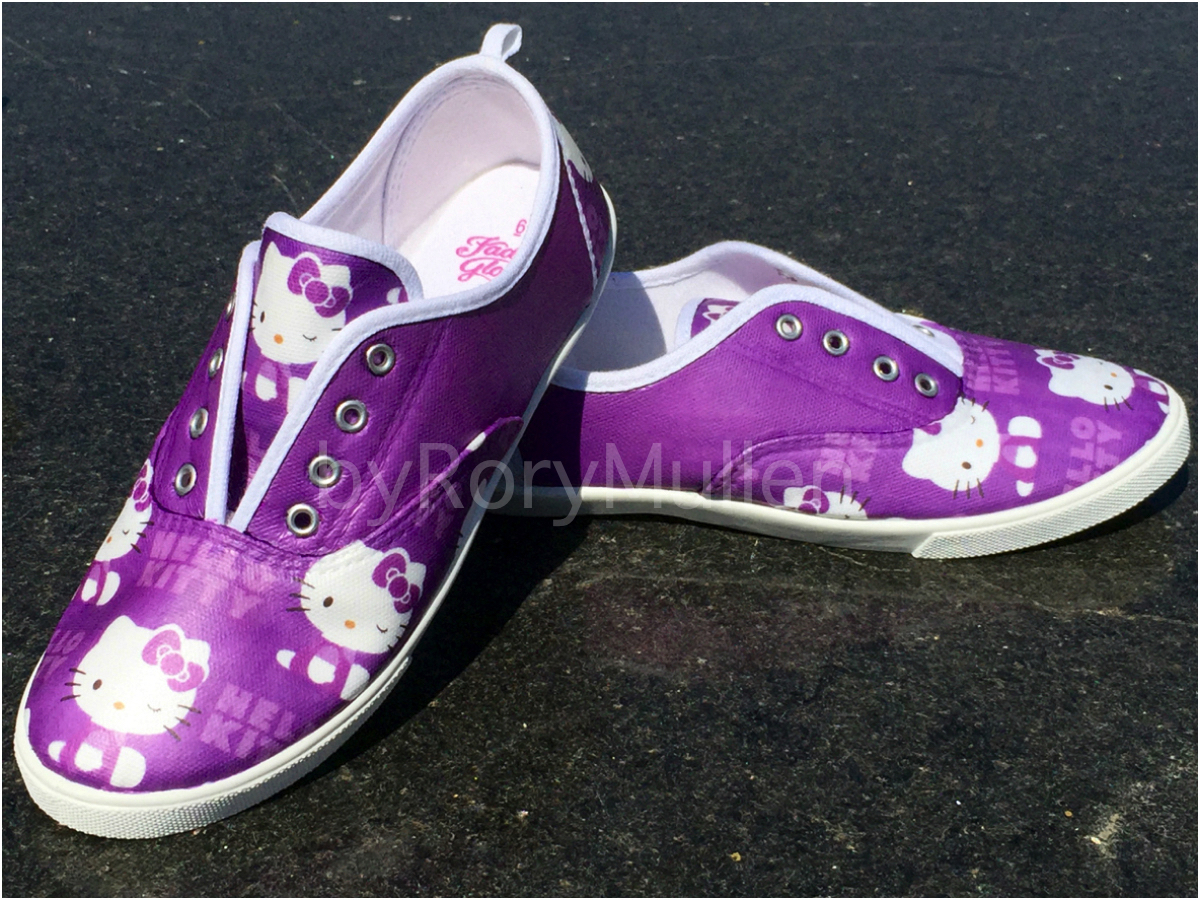 hello kitty custom shoes