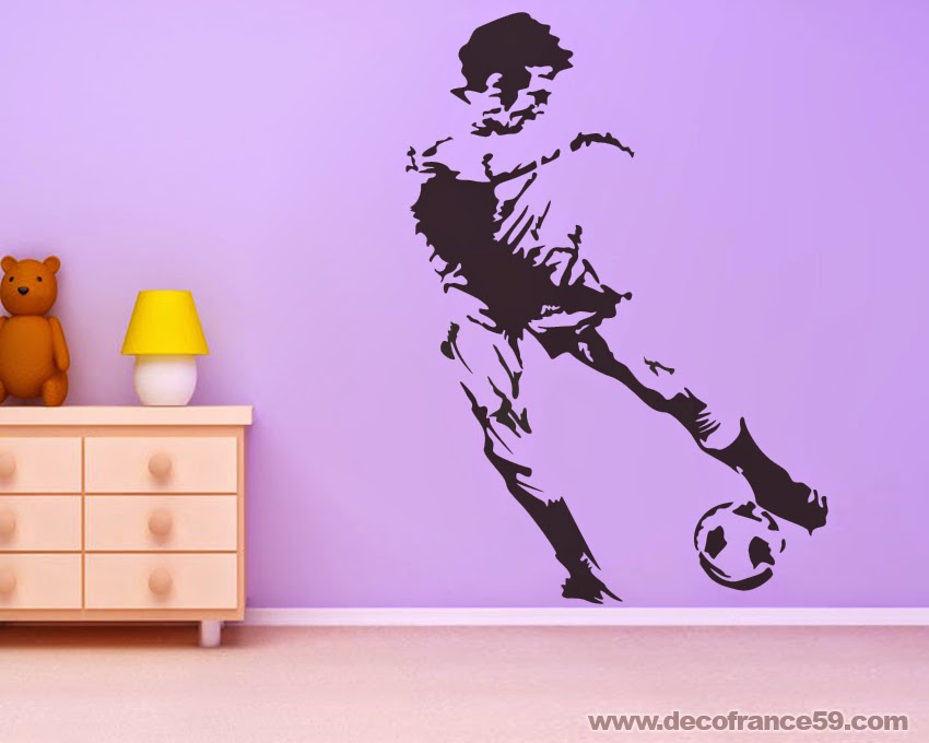 Sticker mural décoratif thématique sports - boutique en ligne de stickers muraux decofrance59.com