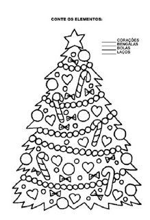 Desenho natal Desenho pinheirinho colorir