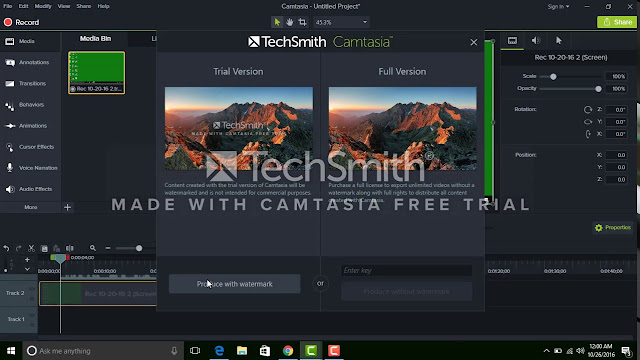 Camtasia 9 Download Free For Windows 10, 7, 8/8.1 PC