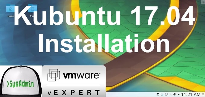 Kubuntu (Zesty Zapus) Beta Installation on VMware Workstation