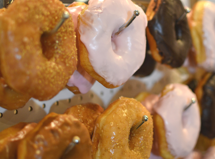 Elegant Wedding Donut Wall