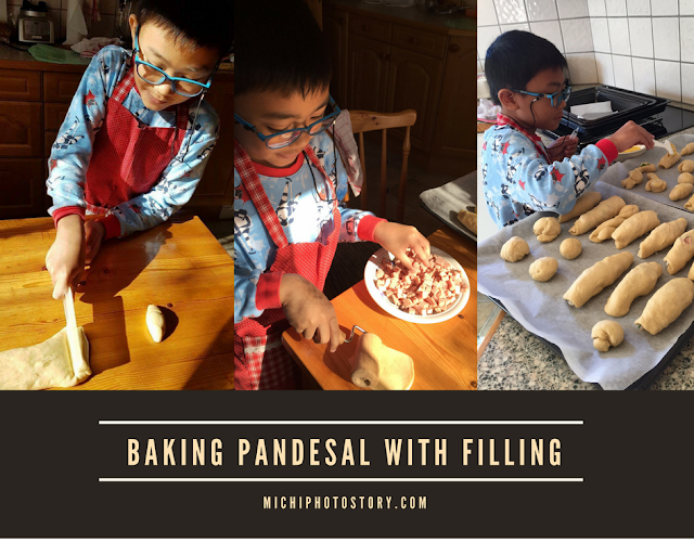 Michi Photostory Baking Pandesal with Filling