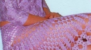 Falda calada al crochet con patrón